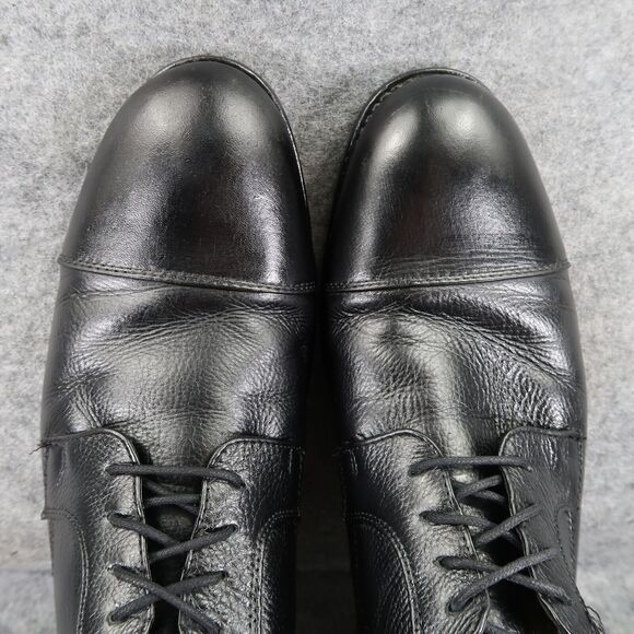 Belvedere Shoes Men 10.5 Oxford Cap Toe Duke Leather Black Classic Comfort Dress main image 14